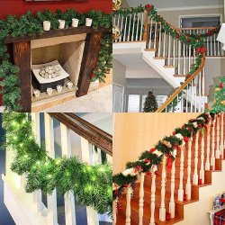 2X Girlanda śwąteczna choinkowa sztuczna XXXL