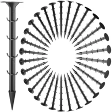 Komplet szpilek do agrowłókniny z wypustkami, kotwy, kołki 100 sztuk