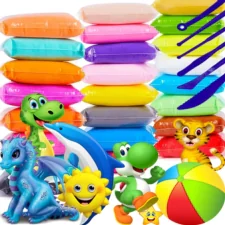 Piankolina magiczna masa plastyczna 24 sztuki + 6x Szpatułki