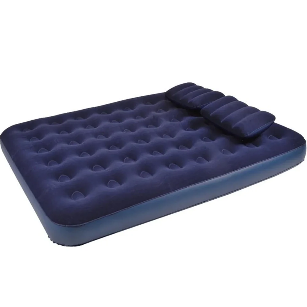 Materac dmuchany dwuosobowy 191x137cm + 2 Poduszki