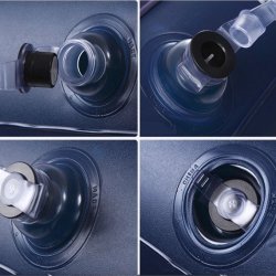 Materac dmuchany dwuosobowy 191x137cm + 2 Poduszki