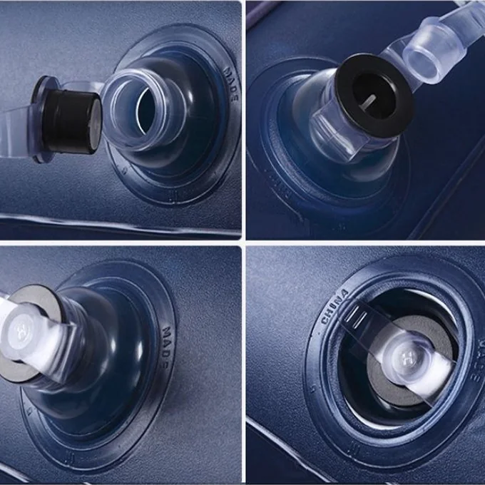 Materac dmuchany dwuosobowy 191x137cm + 2 Poduszki