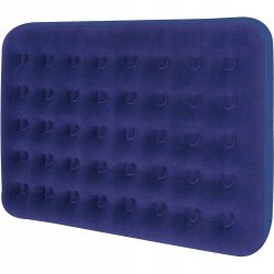 Materac dmuchany dwuosobowy flockowany 203x152cm