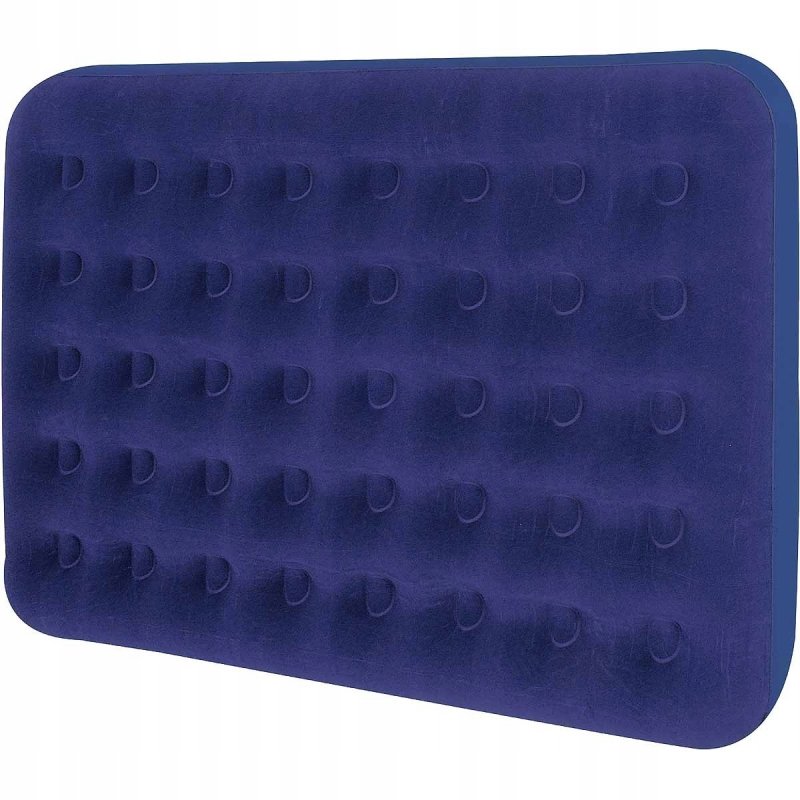 Materac dmuchany dwuosobowy flockowany 203x152cm