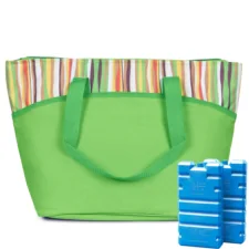 Torba termiczna zakupowa Zielona 25L + 2 Wkłady 400ml