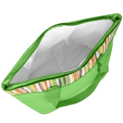 Torba termiczna zakupowa 25L Zielona + Wkłady