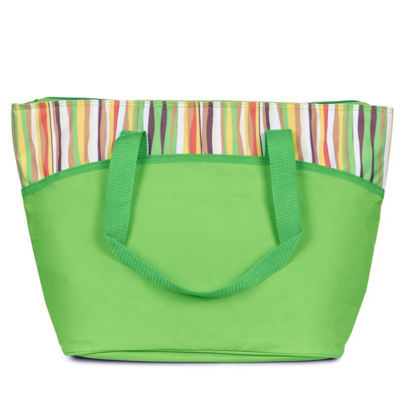 Torba termiczna zakupowa 25L Zielona + Wkłady