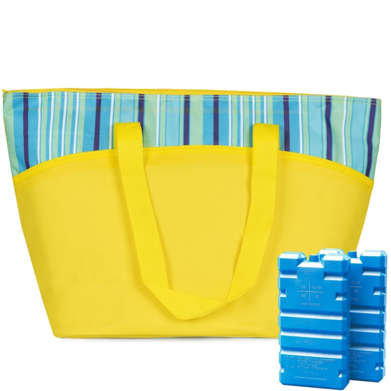 Torba termiczna zakupowa 25L Zółta + Wkłady