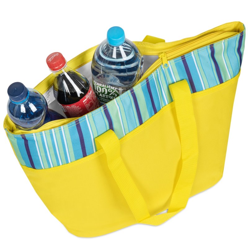 Torba termiczna zakupowa 25L Zółta + Wkłady