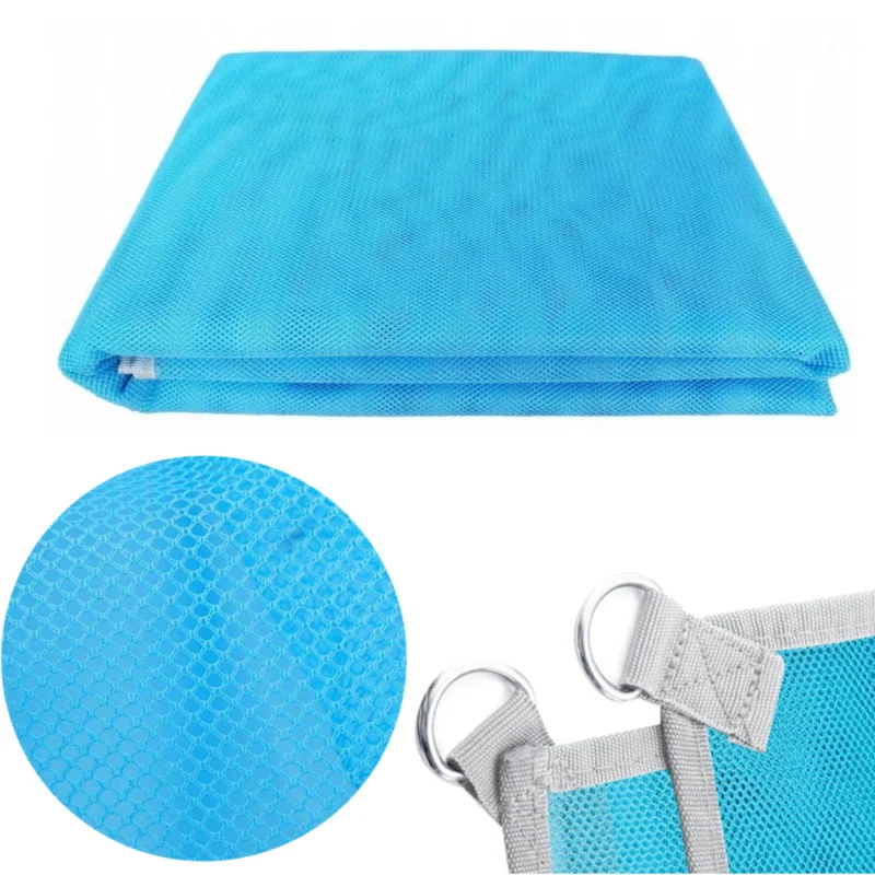 Mata plażowa koc Sand Free Niebieska 200x200cm