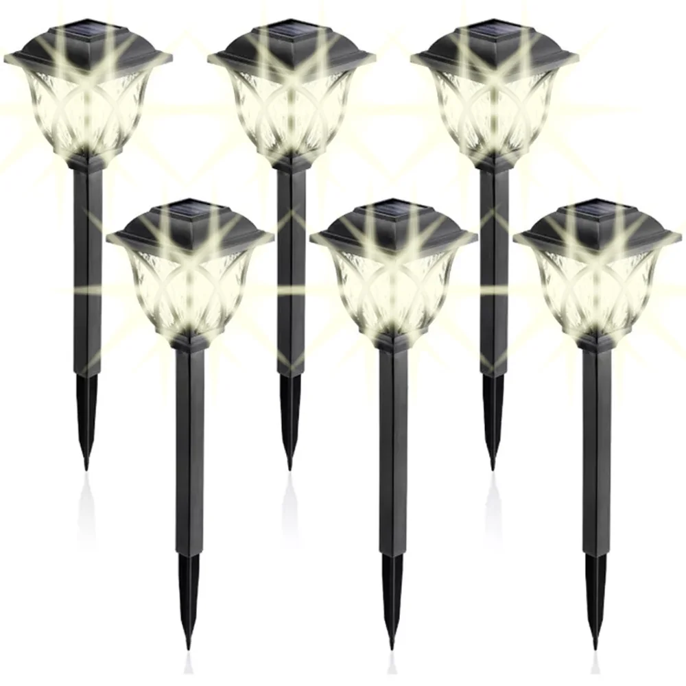 Lampa solarna ogrodowa latarnia lampion 6 sztuk Lampa solarna ogrodowa latarnia lampion 6 sztuk