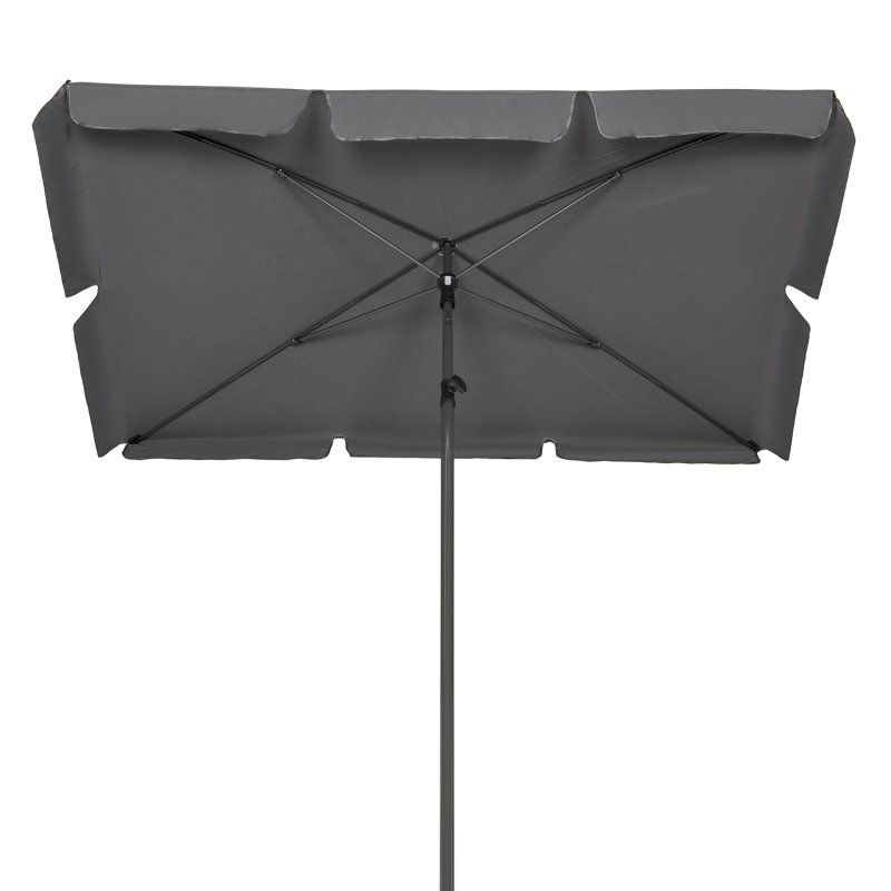Parasol balkonowy prostokątny 200x130cm Grafitowy
