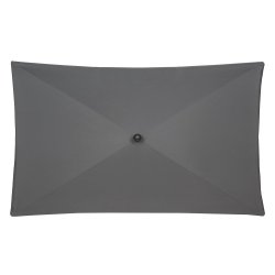 Parasol balkonowy prostokątny 200x130cm Grafitowy