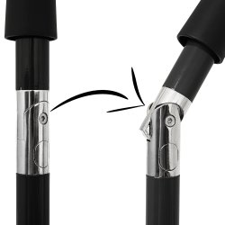 Parasol balkonowy prostokątny 200x130cm Ecru