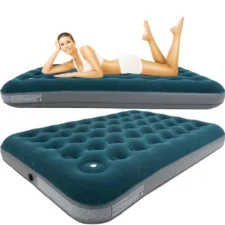 Materac dmuchany dwuosobowy 191x137cm z wbudowaną Pompką