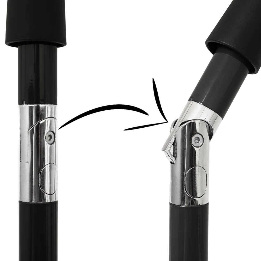 Parasol balkonowy prostokątny łamany 200x130cm