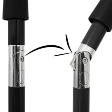 Parasol balkonowy prostokątny łamany 200x130cm