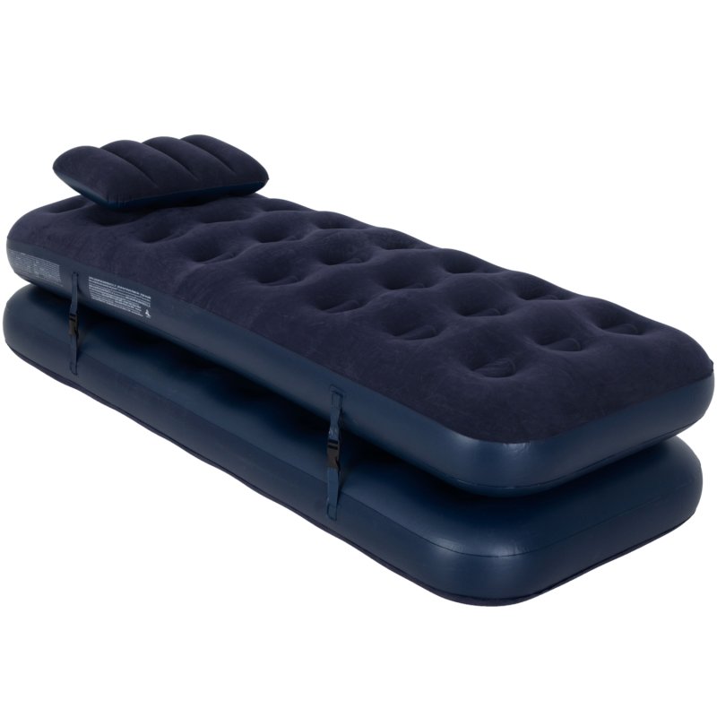 Materac jednoosobowy z poduszką 2 sztuki