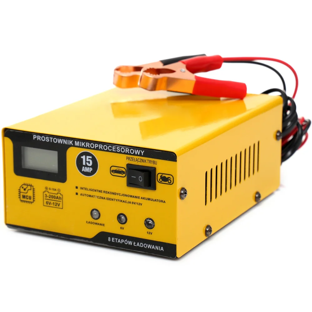 Prostownik mikroprocesorowy 6/12V 10A Prostownik mikroprocesorowy 6/12V 10A