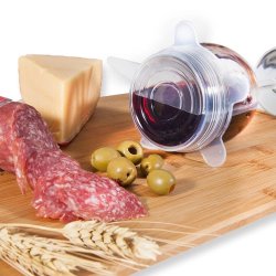 Zestaw pokrywek silikonowych na pojemniki