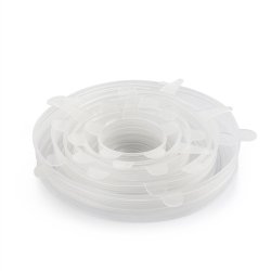 Zestaw pokrywek silikonowych na pojemniki