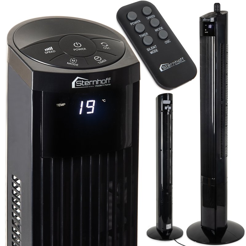 Wentylator kolumnowy z pilotem LED 120W