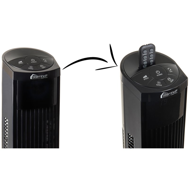 Wentylator kolumnowy z pilotem LED 120W