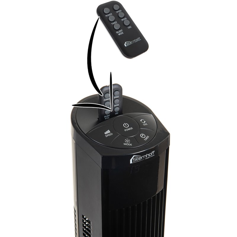 Wentylator kolumnowy z pilotem LED 120W