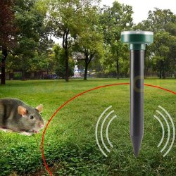 Zestaw 2 odstraszaczy solarnych do gryzoni okrągły