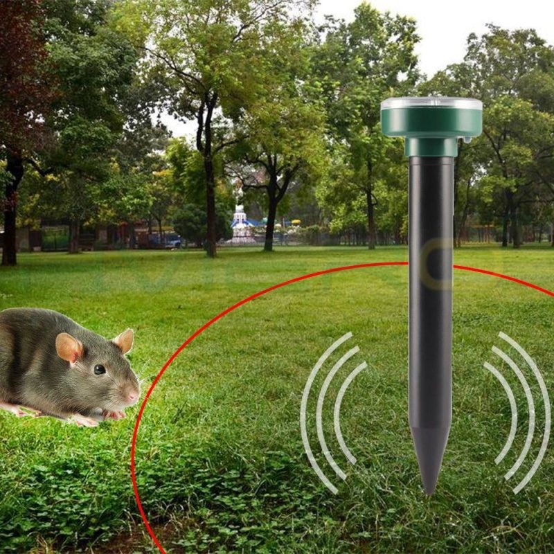 Zestaw 2 odstraszaczy solarnych do gryzoni okrągły