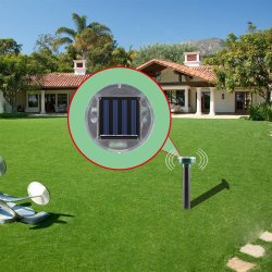 Zestaw 8 odstraszaczy solarnych na krety wbijany