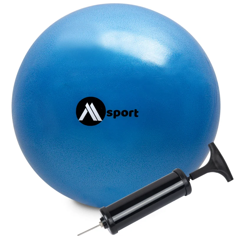 Pilka do rehabilitacji do ćwiczeń Niebieska 2 sztuki 22cm + Pompka