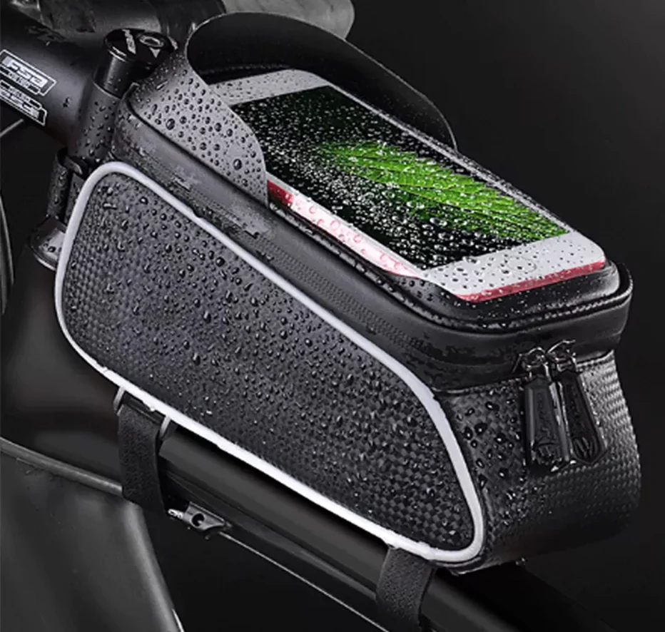 Torba rowerowa na ramę sakwa + Uchwyt na telefon Torba rowerowa na ramę sakwa + Uchwyt na telefon