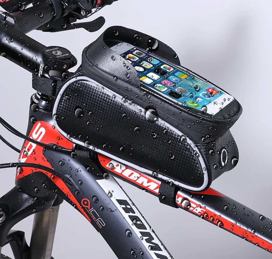 Torba rowerowa na ramę sakwa + Uchwyt na telefon Torba rowerowa na ramę sakwa + Uchwyt na telefon