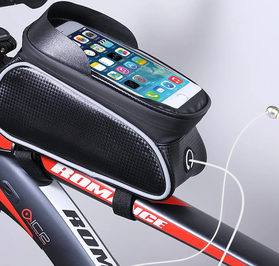Torba rowerowa na ramę sakwa + Uchwyt na telefon Torba rowerowa na ramę sakwa + Uchwyt na telefon