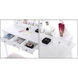 SDH159 Toaletka kosmetyczna z oświetleniem+taboret