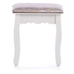 SDH158 Toaletka kosmetyczna z oświetleniem+taboret