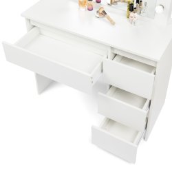 Toaletka kosmetyczna z oświetleniem + Taboret