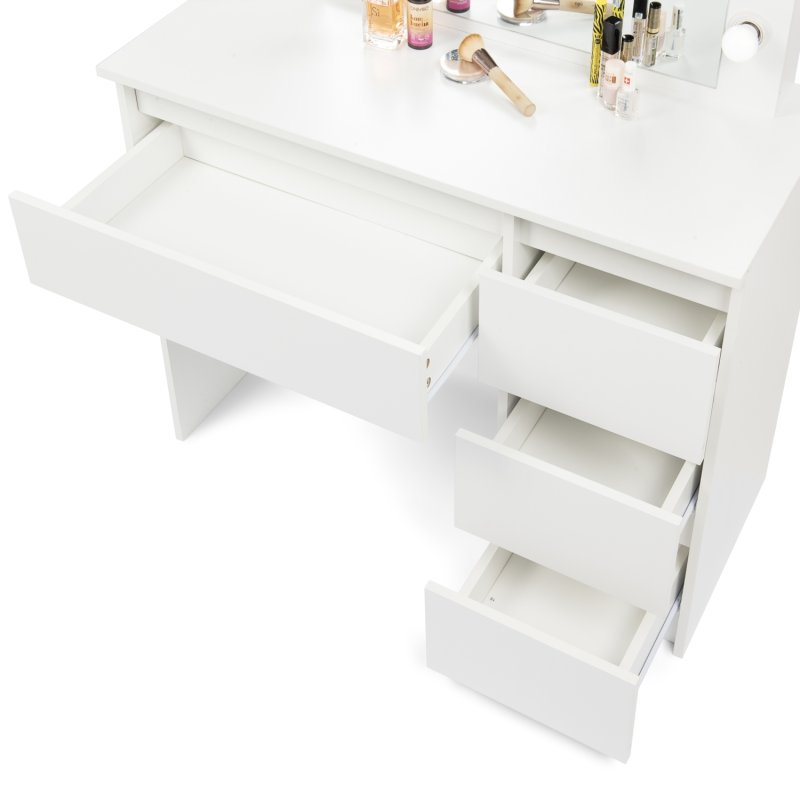 Toaletka kosmetyczna z oświetleniem + Taboret