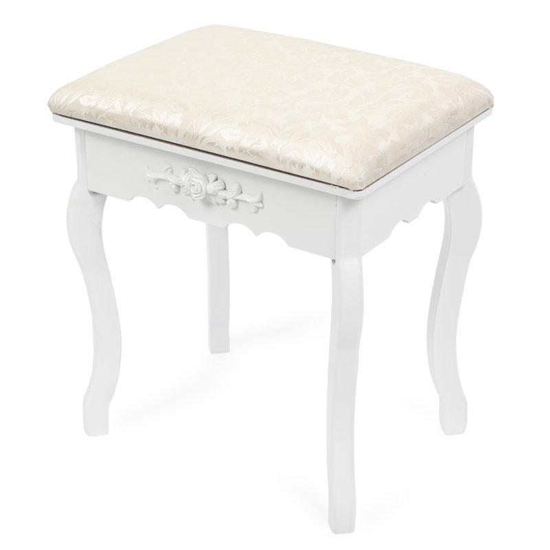 Toaletka kosmetyczna z oświetleniem + Taboret