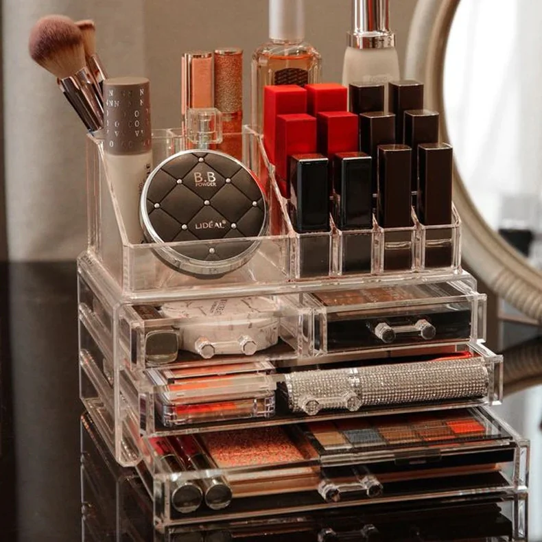 Szkatułka organizer na biżuterię kosmetyki Szkatułka organizer na biżuterię kosmetyki