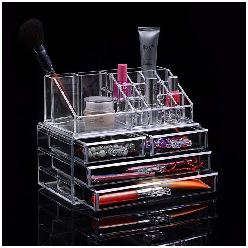 Szkatułka organizer na biżuterię kosmetyki