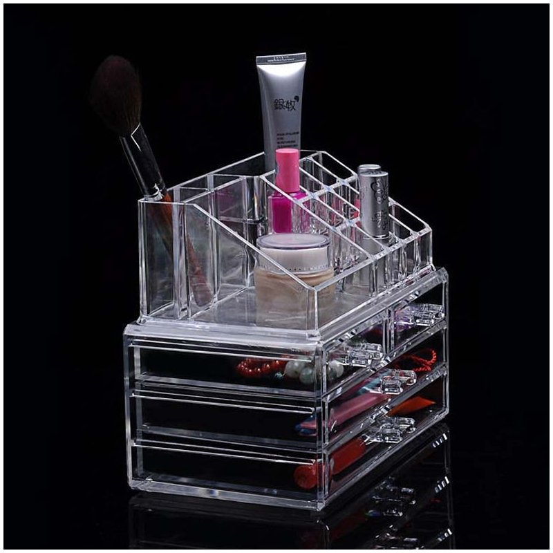 Szkatułka organizer na biżuterię kosmetyki