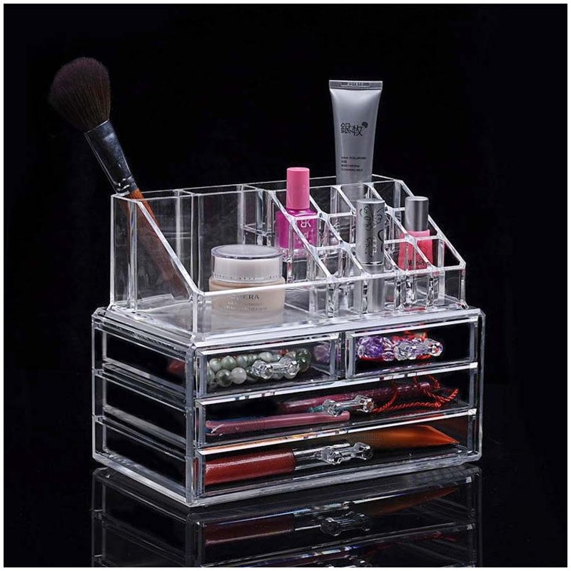 Szkatułka organizer na biżuterię kosmetyki