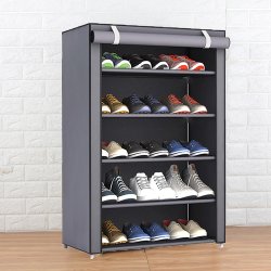 SDH167 Szafa tekstylna składana na buty 5 półek