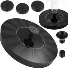 Fontanna solarna ogrodowa pływająca do oczka wodnego + Filtr