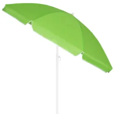 Parasol plażowy łamany wbijany 180cm Zielony