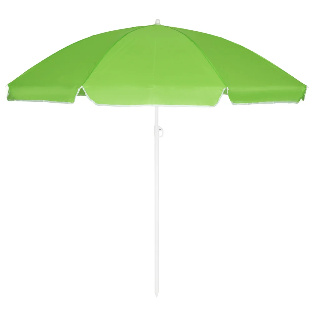 Parasol plażowy łamany wbijany 180cm Zielony Parasol plażowy łamany wbijany 180cm Zielony