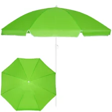 Parasol plażowy łamany wbijany 180cm Zielony