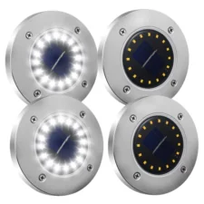 Lampa solarna gruntowa Disk  4 sztuki